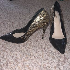 Aldo Stessy Sequin Heels
